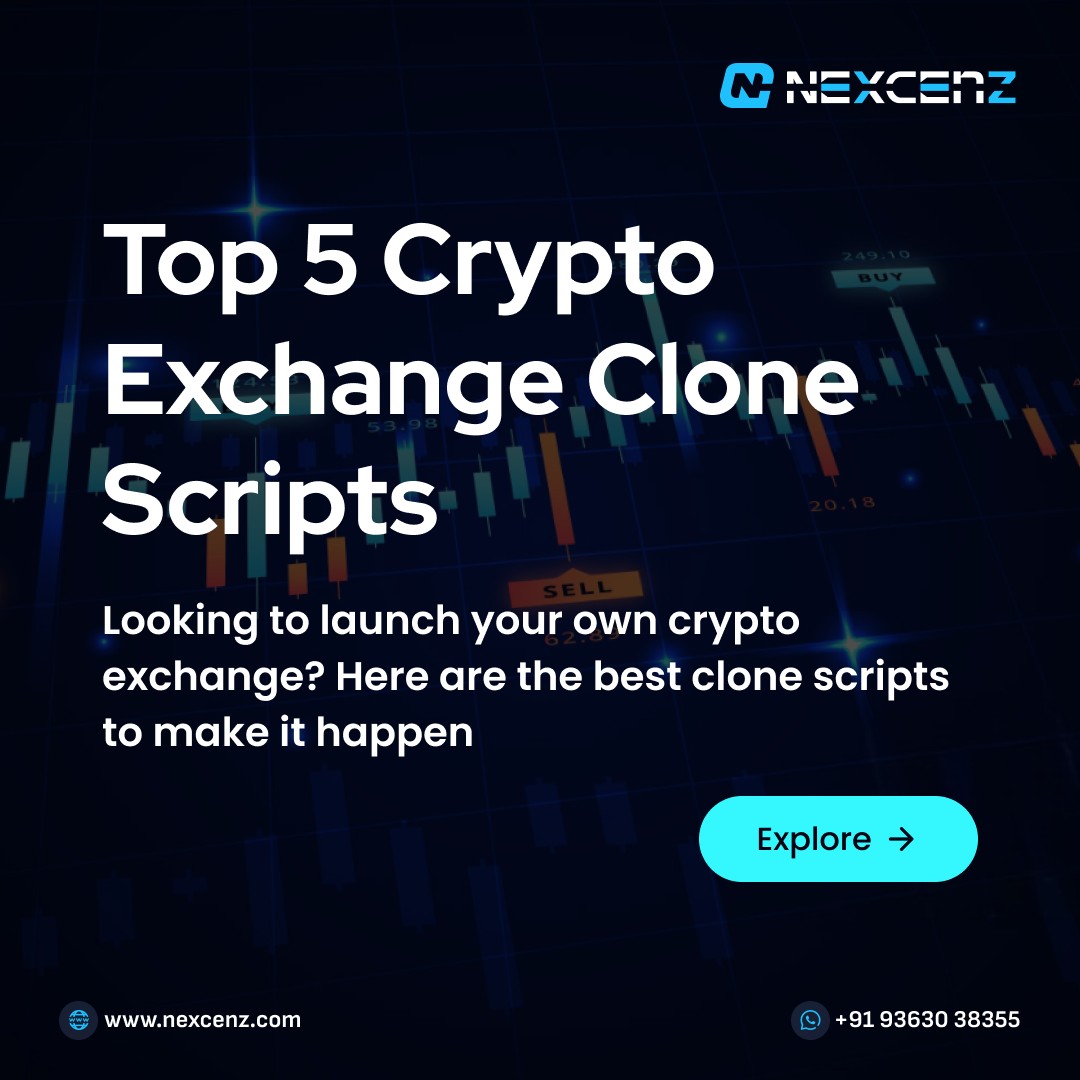 nexcenz's tweet image. Discover the Top #CryptoExchangeScripts to launch your own secure,scalable #trading platform with advanced features,fast performance &amp;amp; seamless user experience for global traders.

Get Free Demo-nexcenz.com/top-crypto-exc…

#CryptoMarket #binanceclonescript #Web3Builders #p2p #CEX