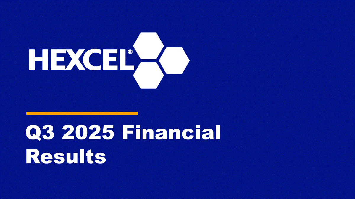 HexcelCorp's tweet image. Hexcel Reports its 2025 Third Quarter Results: hubs.li/Q03P_fJN0