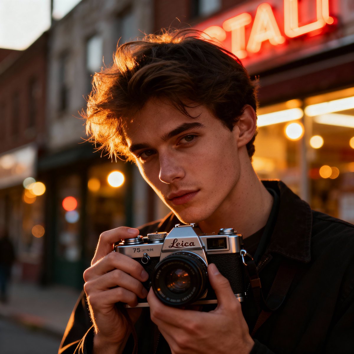 rovvmut_'s tweet image. A man, an analog camera and a world waiting to be captured.
(Images: Seedream 4.0)