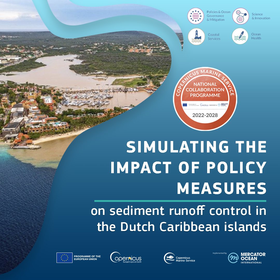 CMEMS_EU's tweet image. #CopernicusMarine #UseCases🌊
 
Developed with @deltares &amp;amp; funded by our National Collaboration Programme, CARIB-FATE delivers tools to trace marine pollution sources &amp;amp; simulate scenarios to protect coral reefs 🪸, marine biodiversity, &amp;amp; support the #BlueEconomy across the BES…