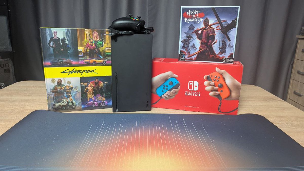 Друзі, з вас традиційно донат в 200 грн і репост. Дякую!

Призи: 
1. Місце
- XBOX Series X 
- Артбук "Світ Гри Cyberpunk 2077" від Vovkulaka
2. Місце
- Nintendo Switch 
- Настілка Hunt the Ravager
- Килим на стіл для клавомишки

За НАЙБІЛЬШИЙ ДОНАТ: 
Іменна Подяка від 102 ТРО