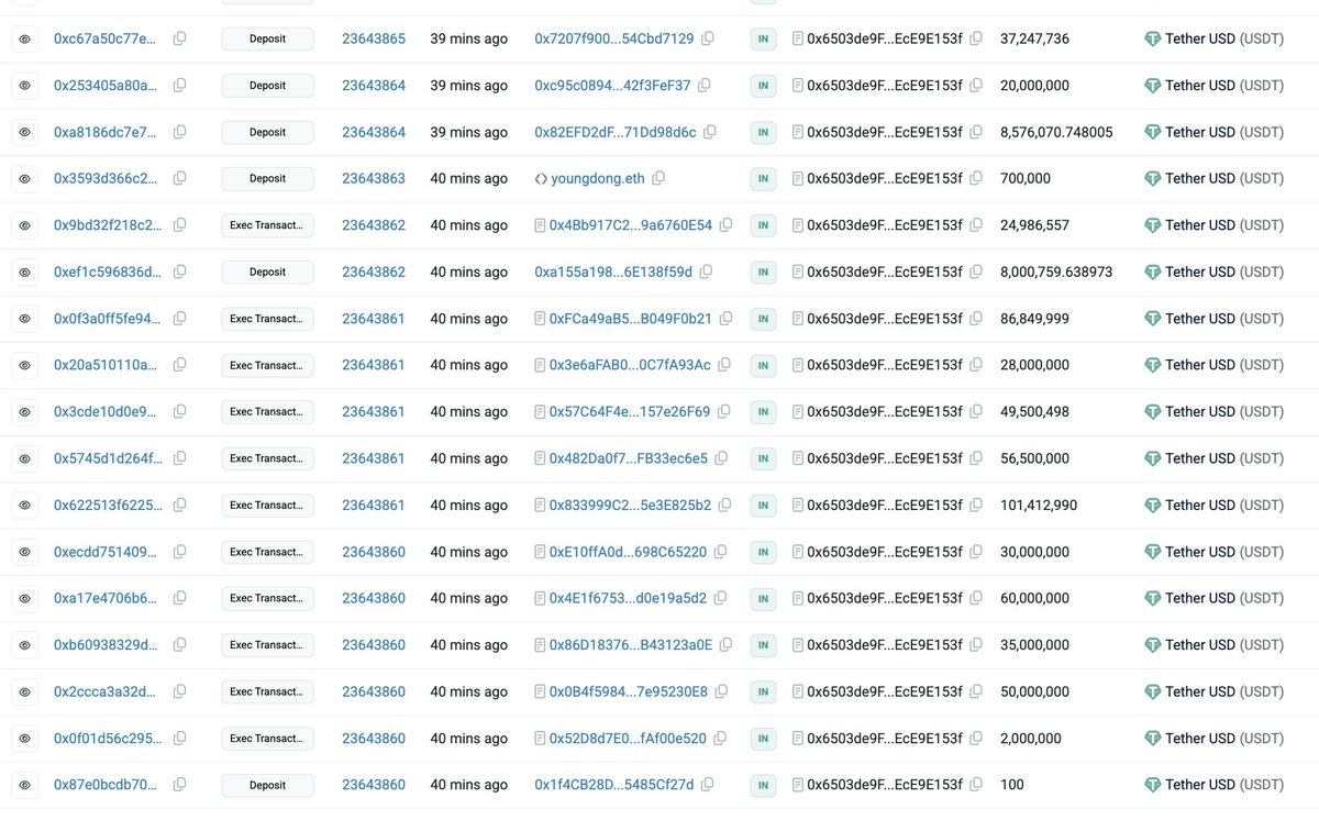 BringMeCoins's tweet photo. announce an $825M pre-deposit cap
then fill $700M of it yourself 30 mins before tweeting

either you thought no one would notice on-chain (lol)
or you just wanted to fill your own bags

crazy that projects still pull this after everything we’ve seen.. https://t.co/UoHF9lb0L6