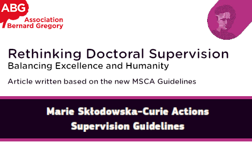 🧵 NEW: ABG's analysis of the 2025 <a href="/MSCActions/">Marie Skłodowska-Curie Actions</a>  Supervision Guidelines is out.
Major innovations and ABG's offers
Read on 👇
Eng urlr.me/fHykUw
FR urlr.me/z5NyAq
#MSCA #PhDSupervision