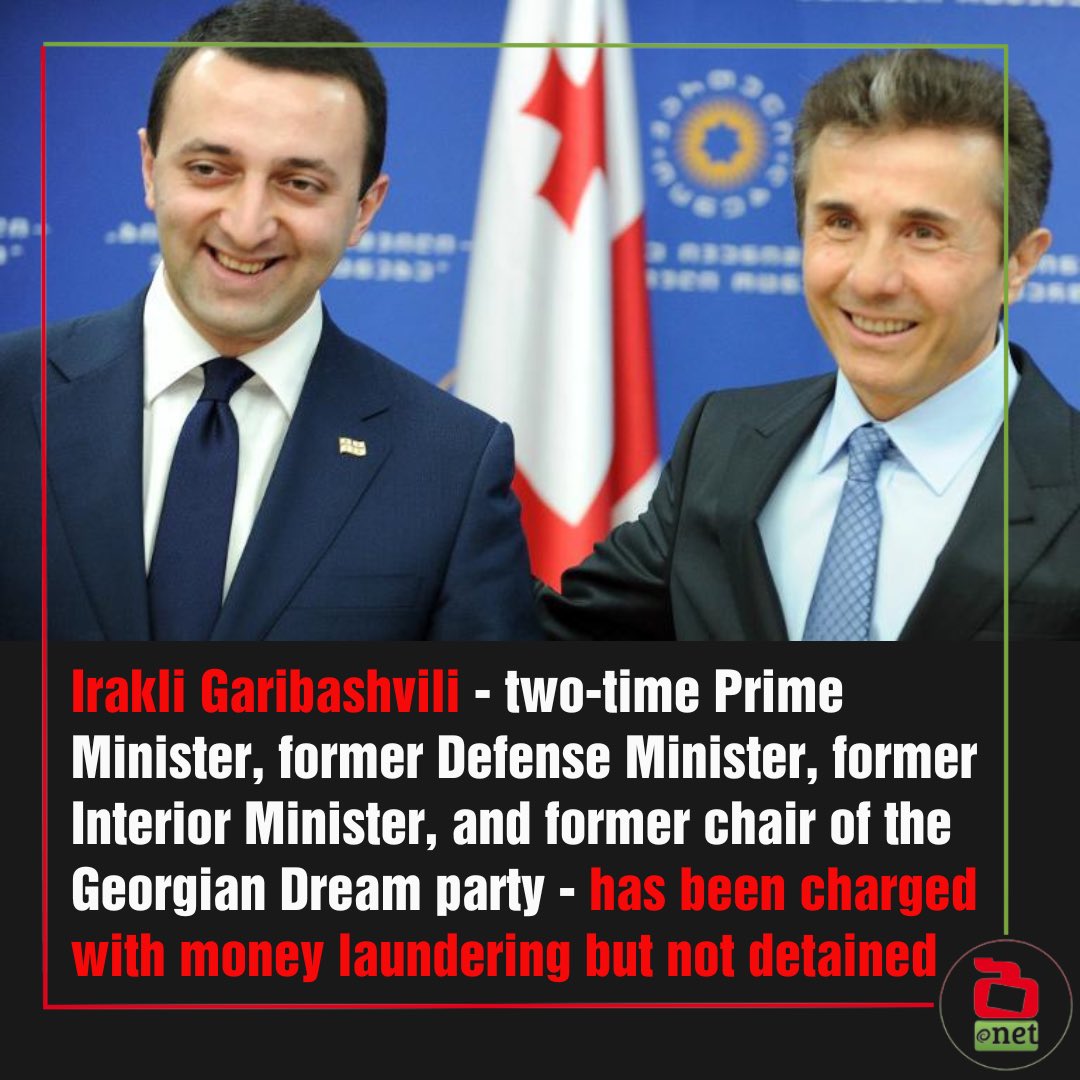 Batumelebi_ge's tweet image. 📌 Former Prime Minister from @GeorgianDream41 party Irakli Garibashvili has been charged with money laundering but not detained, while there are already more than 150 political prisoners in the country, including individuals sentenced to administrative detention for something as…