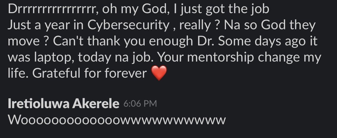 Dr Iretioluwa Akerele tweet media