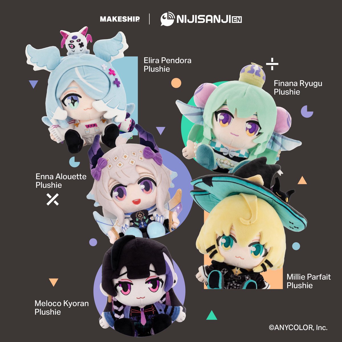 Makeship (@makeship) on Twitter photo Your oshi has officially become… A PLUSHIE!! Check out our new NIJISANJI EN campaign: 👉 shop.makeship.com/3Je1HcY
They ship worldwide!
#NIJISANJI_EN #Makeship
#EliraPendora #FinanaRyugu #MillieParfait #EnnaAlouette #MelocoKyoran Your oshi has officially become… A PLUSHIE!! Check out our new NIJISANJI EN campaign: 👉 shop.makeship.com/3Je1HcY
They ship worldwide!
#NIJISANJI_EN #Makeship
#EliraPendora #FinanaRyugu #MillieParfait #EnnaAlouette #MelocoKyoran