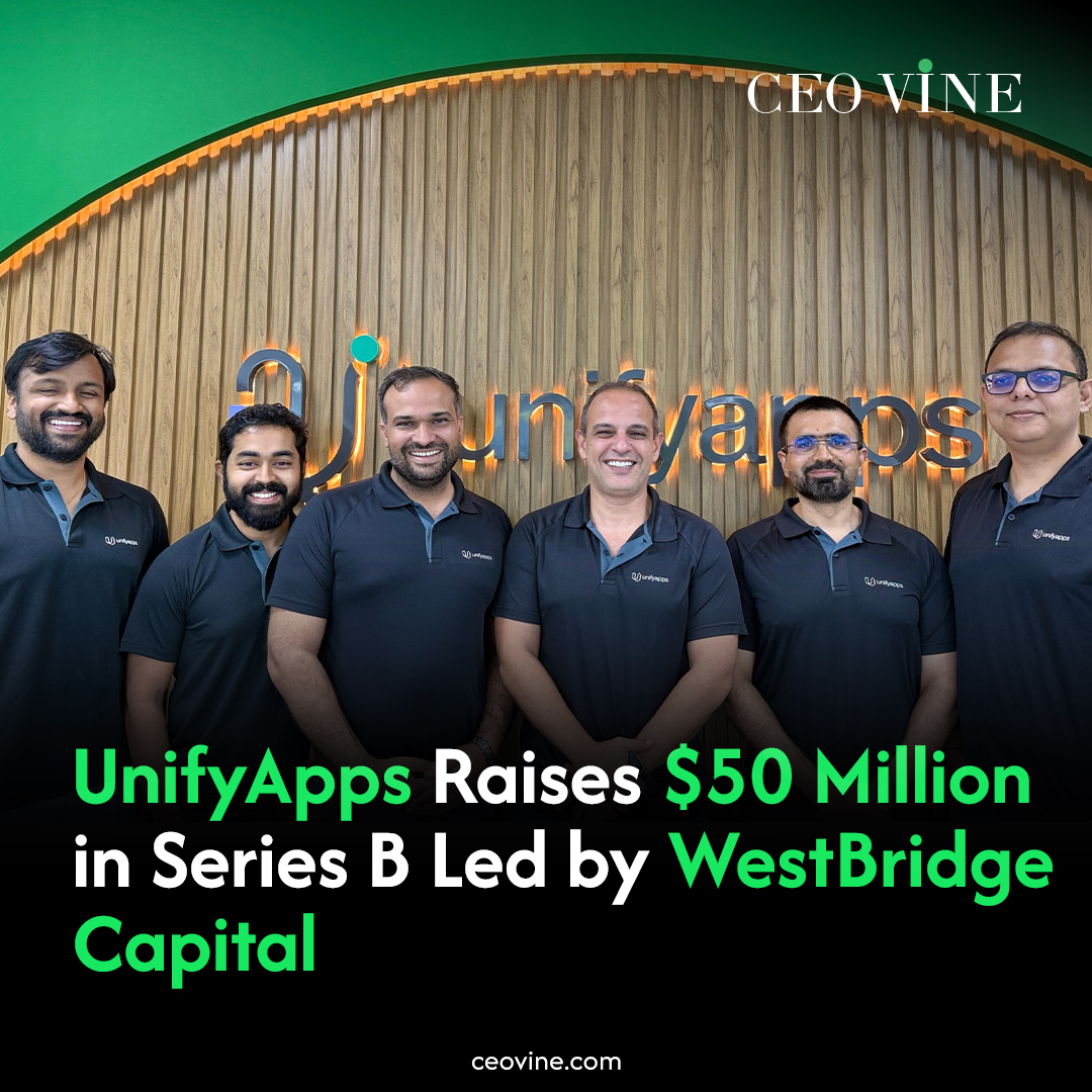 CeoVine's tweet image. Enterprise AI software firm UnifyApps has secured $50 million in Series B funding, led by WestBridge Capital with participation from ICONIQ and other investors.

Read more: ceovine.com/unifyapps-rais…

#UnifyApps #AIStartup #EnterpriseAI #FundingNews #WestBridgeCapital #CEOVine