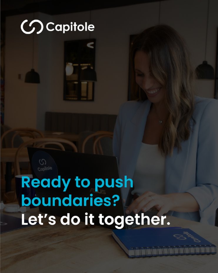 At Capitole, we innovate, grow, and thrive together. 
Discover a place where people and passion drive impact.
👉 Explore our open positions: capitole-consulting.com/careers

#Capitole #Careers #Values #Innovation