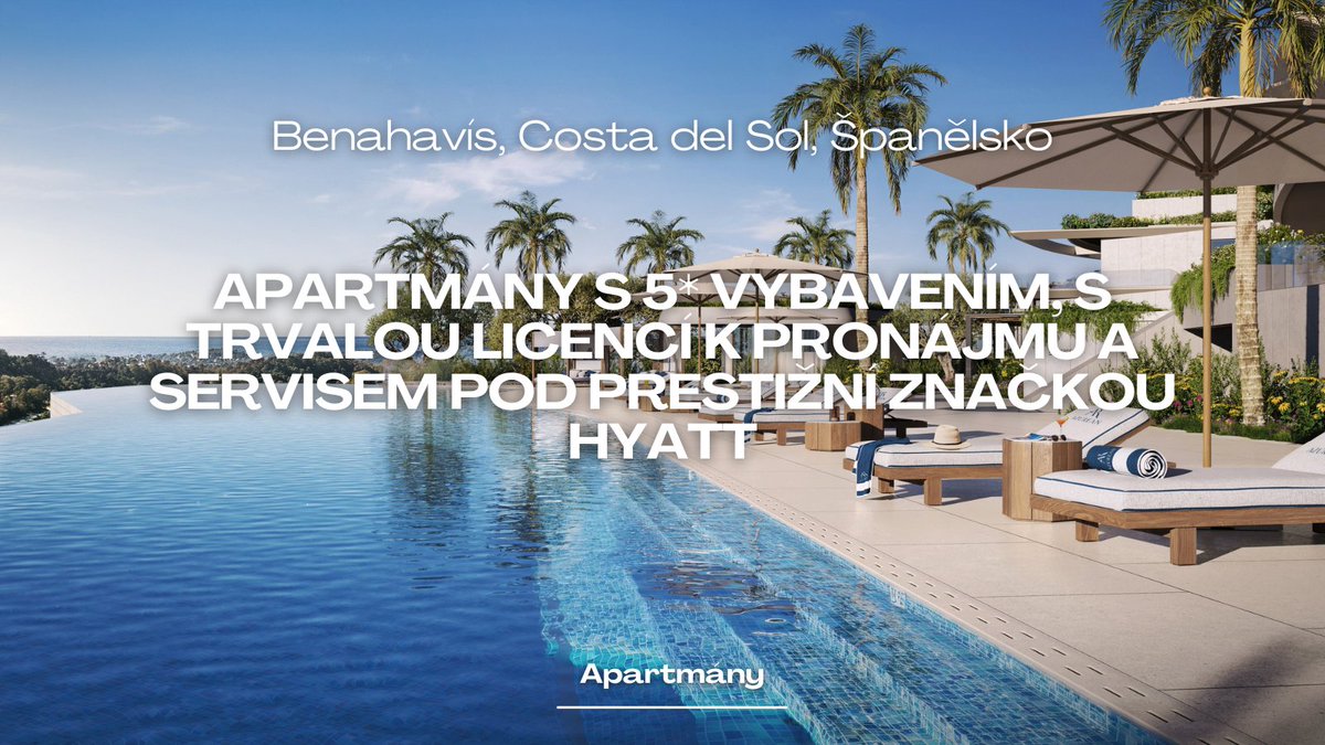 Rellox's tweet photo. Výnos 6-8 % ročně od značky HYATT 5★  

🏨Správa pronájmu
🌅Výhledy na moře, Gibraltar a Afriku
📜Trvalá licence k turistickému pronájmu
🏡Osobní užívání až 60 dní ročně
💆‍♀️Spa, restaurace, fitness, concierge, housekeeping

💎Ceny od 699 000 EUR

Více: https://t.co/kM5Dfhb46G https://t.co/7NXIhBBOum