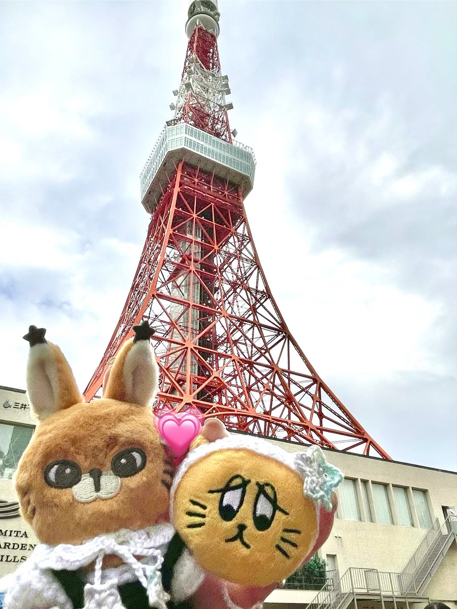 東京タワーの聖地巡りもしてきました😽