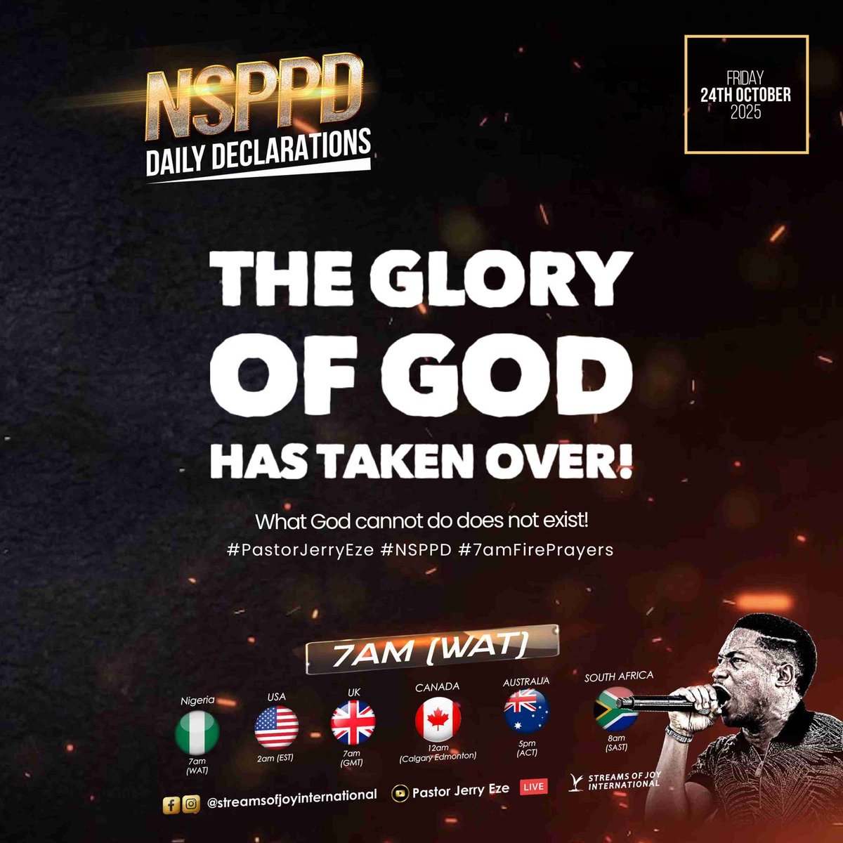 streamsofjoyHQ's tweet photo. NSPPDIANS LET’S DECLARE AND SEE HIGHLIGHTS👇🏻

Numbers 14:21 
But [as] truly [as] I live, all the earth shall be filled with the glory of the LORD.

John 11:11
 These things said he: and after that he saith unto them, Our friend Lazarus sleepeth; but I go, that I may awake him out of sleep.

John 11:4 
When Jesus heard [that], he said, This sickness is not unto death, but for the glory of God, that the Son of God might be glorified thereby.

John 17:22 
And the glory which thou gavest me I have given them; that they may be one, even as we are one:

Jeremiah 3:17 
At that time they shall call Jerusalem the throne of the LORD; and all the nations shall be gathered unto it, to the name of the LORD, to Jerusalem: neither shall they walk any more after the imagination of their evil heart.