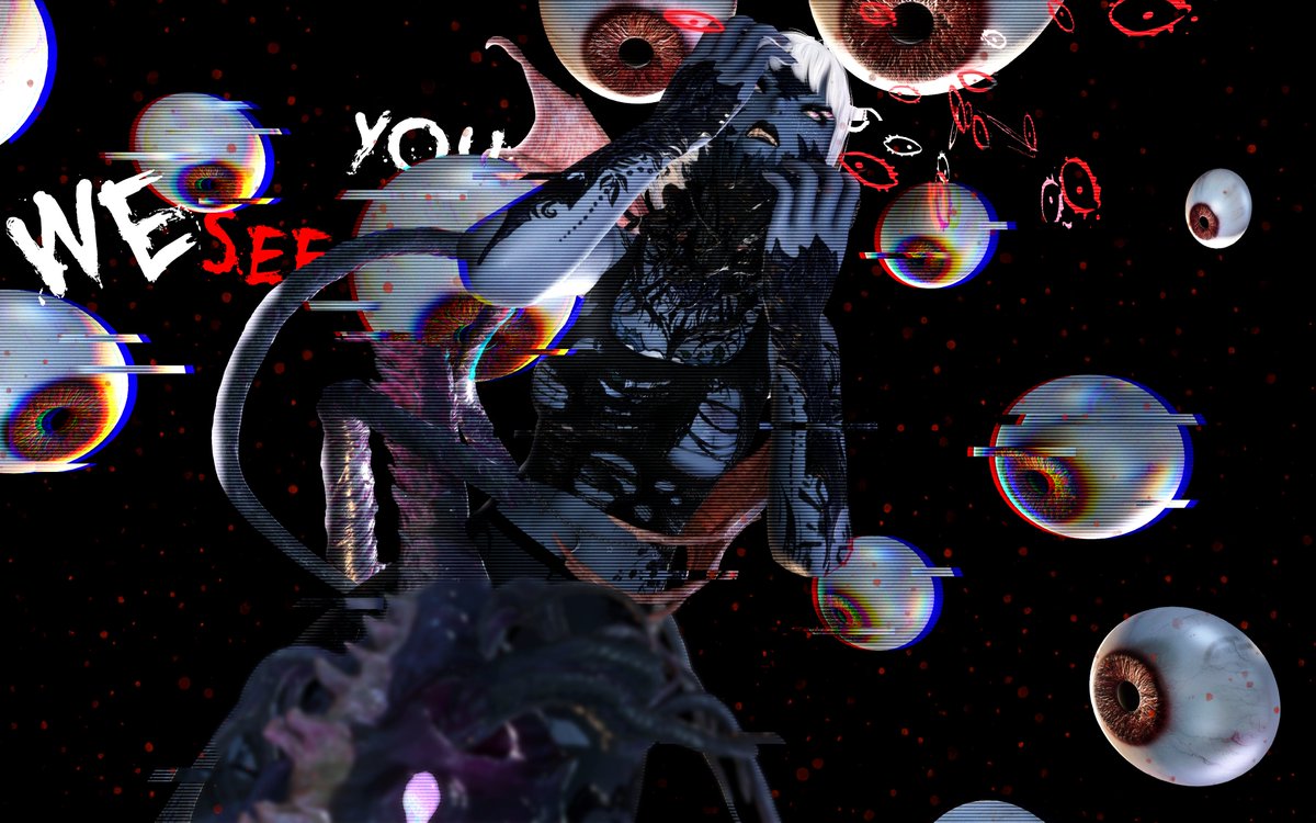 they watch from every crooked corner.