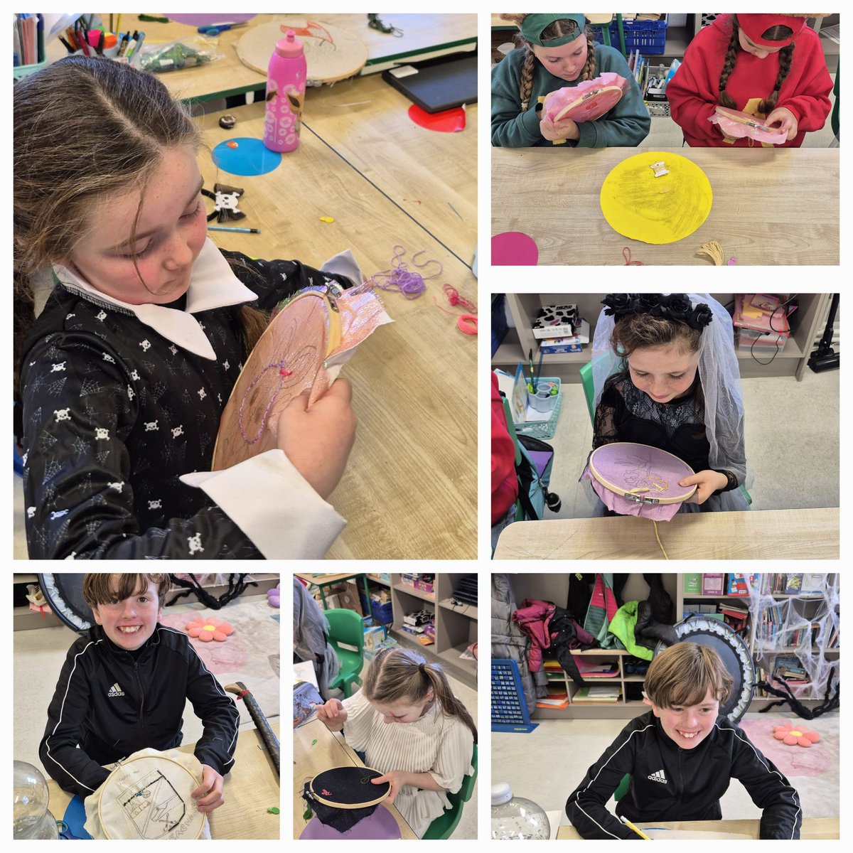 A great start to our embroidery classes this term