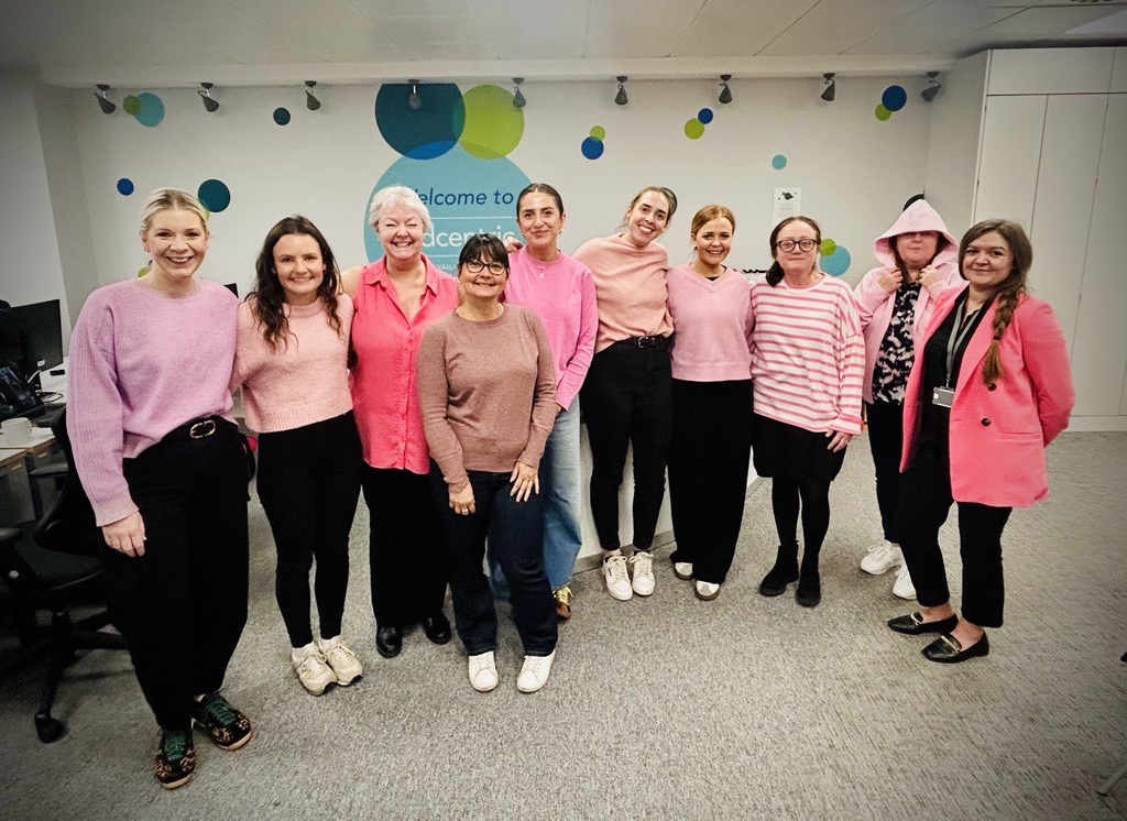 Redcentricplc's tweet image. Turning Redcentric pink for the day for Breast Cancer Awareness!🩷
#WearitPink