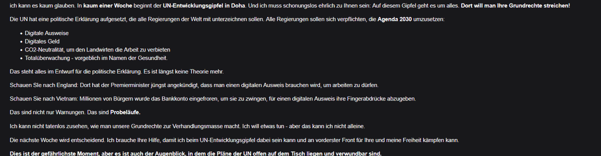 Puppenkiste123's tweet image. #UN #totalcontrol  #Agenda2030 

1984 soll 2030 umgesetzt werden.
Dann erfolgt die totale Kontrolle!

Probeläufe sind schon aktiv!!!

Unterstützt Citizengo mit euren Unterschriften.
Wenigstens das.