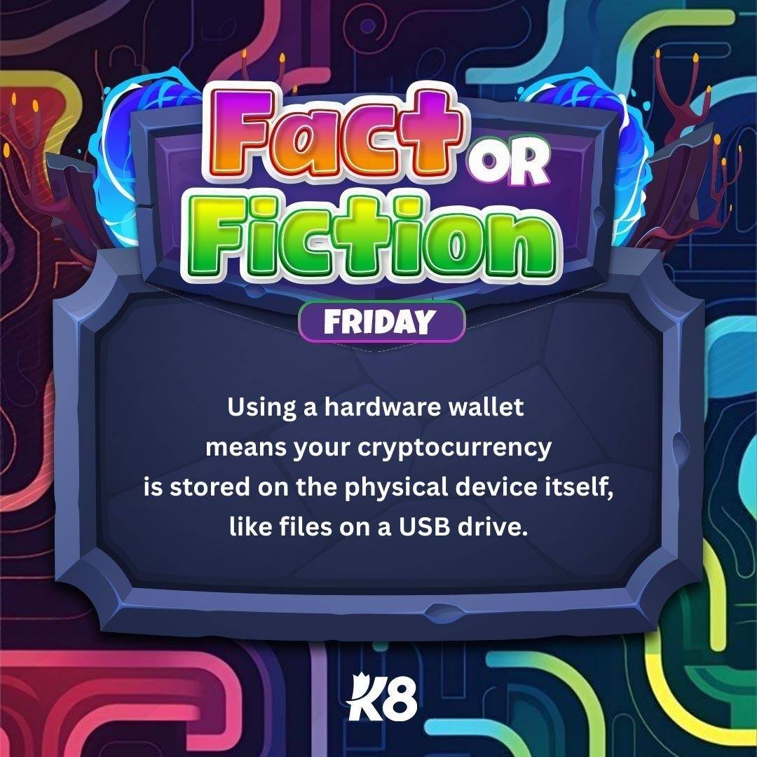 ✅ FACT OR FICTION? ❌ 

🤔 Think you know?
Drop your answer + K8 ID to win! 💰
📌 To know more, visit; k8airdrop.com/promo/fact-or-…