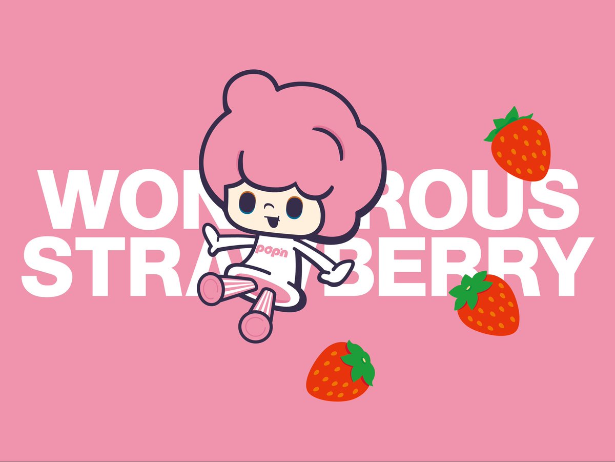 ポップ子ソフビ
第2期カラーのストロベリー味は
こんなイメージですー🍿🍓

<a href="/ArtisanToy/">artisantoy</a>
　
#sofvi #ソフビ #ポップコーン