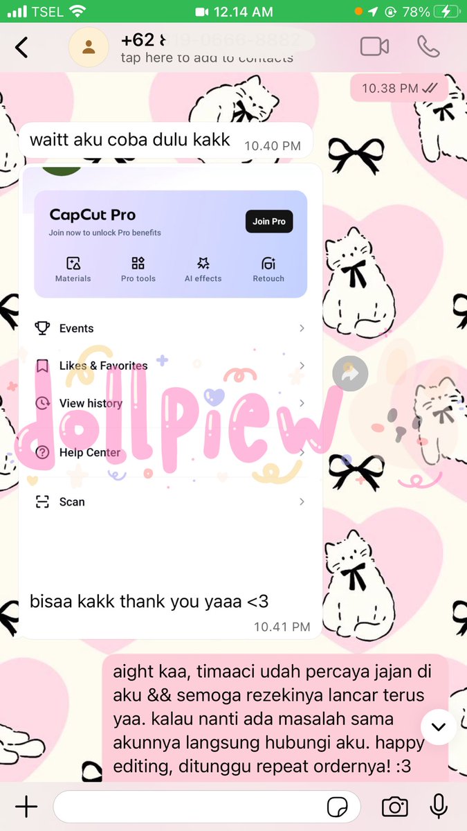 dollpiew's tweet image. ㅤㅤㅤㅤ
୨୧603 - 606 . . 🎀💭 in this universe, nothing is more wonderful than my lovely cust! ૮ • ﻌ - ა ♡ : meitu - capcut - chatgpt ㅤㅤ
ㅤㅤㅤㅤ