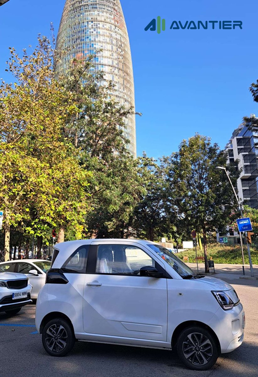 AvantierMotors's tweet photo. 🌍 #AvantierEX spotted in the heart of #Barcelona
Seeing the #AvantierEX on the streets of Barcelona is more than just a beautiful sight.
Let’s keep driving toward a cleaner planet, one city at a time💚
#Avantier #ElectricVehicle #GreenMobility #CleanEnergy #Sustainability https://t.co/kH4O6sxyGP