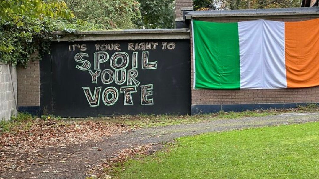 Polito_loco's tweet photo. If at any time in the recent past you have found yourself 

🔴Sick of increasing homeless figures
🔴Stuck living at home with parents and a sense of having no hope of a house in your own home country
🔴Dismayed that migrants jump the queue to avail of social housing ahead of you
🔴Incapable of getting a GP visit
🔴Fed up of rank corruption and government misspend on security huts and bike sheds
🔴Failing to find a placement in a local school for your child
🔴Sickened by cronyism 
🔴Fuming at the complete lack of accountability from elected officials
🔴Disturbed by draconian and totalitarian hate speech laws
🔴Gaslight with MSM lies and pejoratives of far right
🔴Frustrated with your voice not being heard
🔴Your pleas of rejecting mass migration of men from 3rd world hell holes in IPAS not listened to
🔴At breaking point mentally because you choose between heat and eat often
🔴A feeling of being treated like a 2nd class citizen in your own country 
🔴Domestic issues ignored daily as our elected officials have a relentless focus on international affairs in Gaza & Ukraine
🔴Outraged at government refusal to address blatant child abuse in Tusla
🔴Being called a mongrel and your nations flag described as far right
🔴Denial of biology and an establishment that can't tell you what a woman is
🔴Fuming at the daily stories of violent criminals and paedophiles receiving suspended sentences
🔴Feeling disenfranchised and not represented by government or opposition... 

Then... #spoilthevote