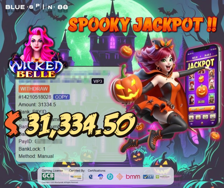 bluespin88's tweet photo. 🎃💰 BOO! Congratulations! 🎃💰#AusTok #PokerNight #bluespin88 #HighRTPGames #PubPokies #Melbourne #Sydney #Melbourne #gaming #CasinoFun #vpower #gamergirl #gamer #aud #AussieAngel #freeuse #claimfree #freeplay #AustralianGP #ErasTour #Bluey #NRL #AFL  #ALeague #AUSvIND https://t.co/qCrqIvKNzf