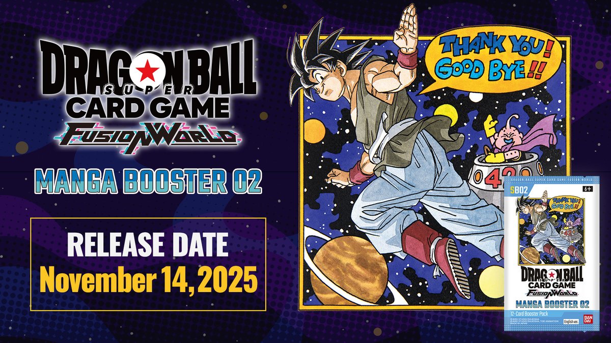 Website Update] The website has been updated! Check out the latest info  below! -Card Database https://t.co/dRN6yQiOcM -FAQ https://t.co/pw2osrYxXS  -MANGA BOOSTER 02 [SB02] https://t.co/mVUQcPQHKo #DragonBall #dbfw  #fusionworld #dbscardgame