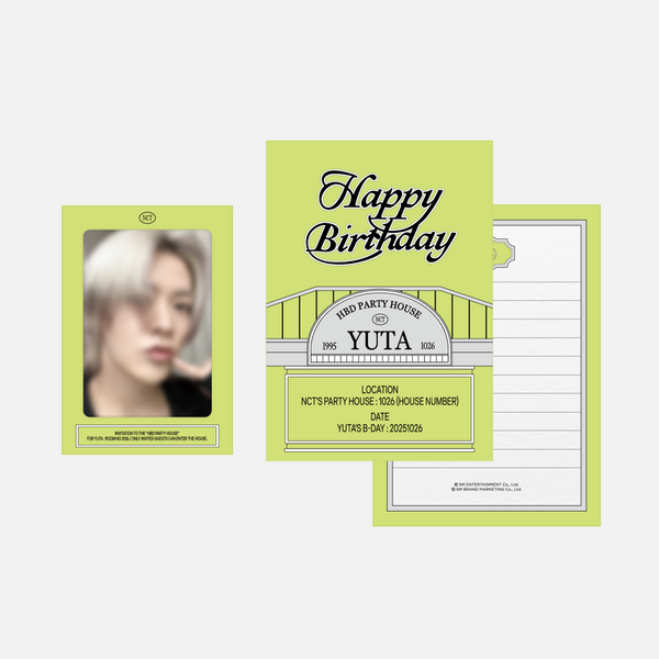 Ktown4u_JAPAN's tweet image. [🆕] YUTA
YUTA (NCT) - [SM ARTIST BIRTHDAY]
 
💚PARTY CARD
💛POUCH PACK
 
🗓️発売日 : 2025-12-15
 
☆ʕ⁎≻◡ꔷʔ*｡⋆✨今すぐ確認しに行こう！
🔗: tinyurl.com/y853cr2w
 
☆ʕ⁎≻◡ꔷʔ*｡⋆✨YUTAアーティストページへ移動!
🔗: tinyurl.com/5cepupyz

#Ktown4ujapan_リリース情報
#YUTA…