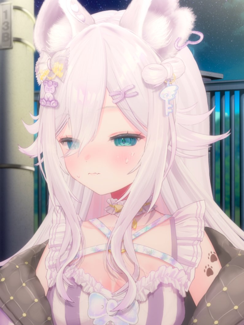 ｱｯ…あの…m待って…
…スクロール…しちゃいますか…？  
わたし…セルフ受肉で…個人で…
めちゃ頑張ってるVtuberです…
…いいねとか…
… 誰か…ﾌｫﾛｰとか…あの…