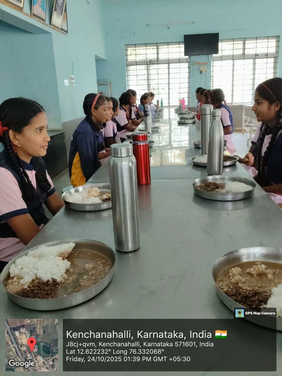 Lunch #SocialAudit_SWDMeals #SocialWelfare_Karnataka