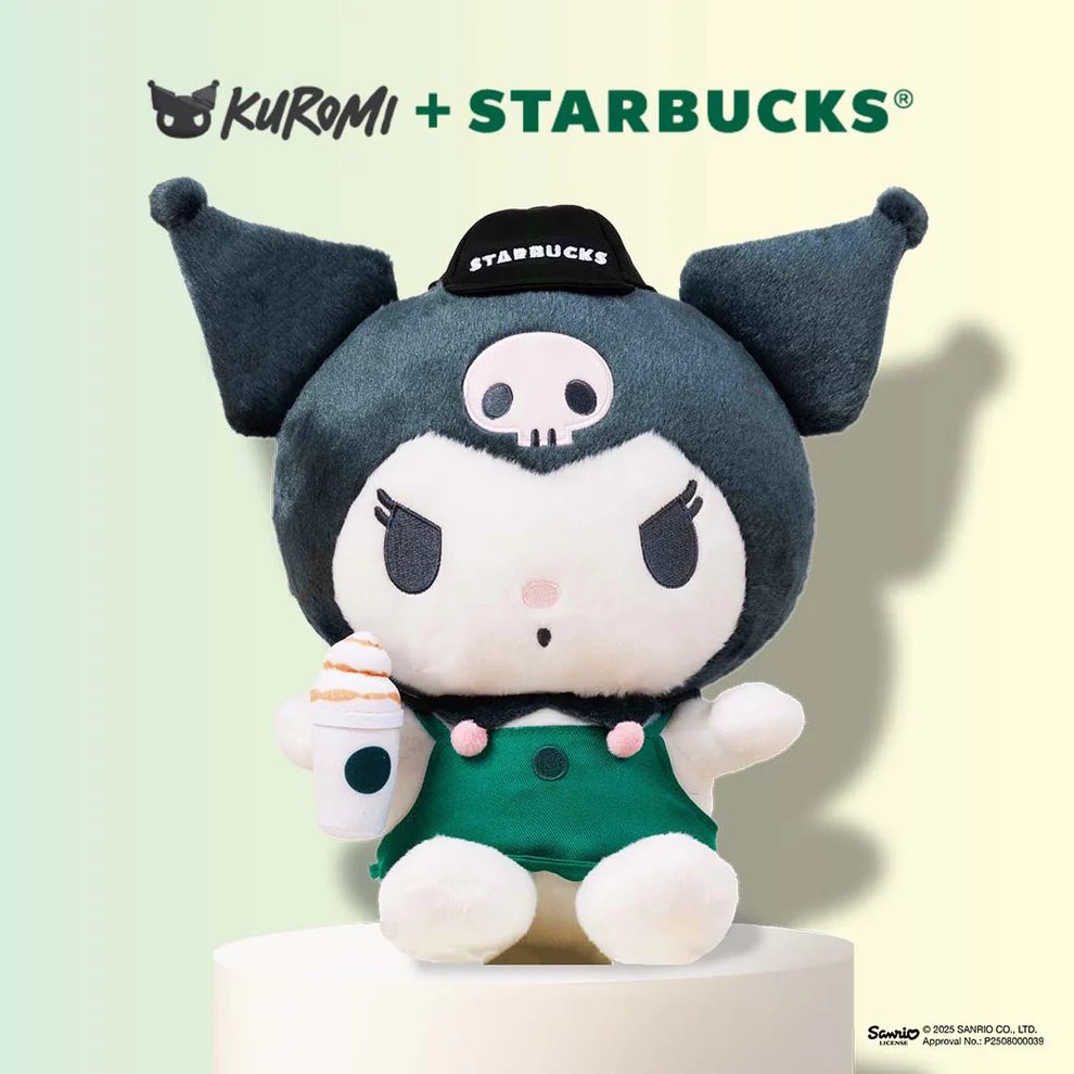 _04120309's tweet photo. KUROMI + Starbucks Coffee Barista Style Plush - Huggable Size
 
On hand , ready to ship
Worldwide shipping ok 
Ships from hong kong 
Dm if interested https://t.co/hBsuVRQxgh