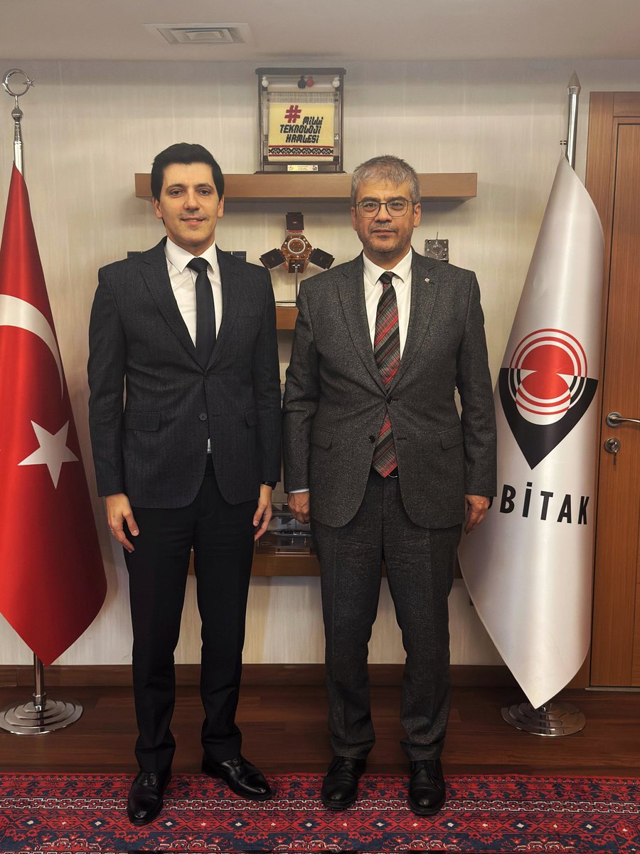 TÜBİTAK Başkanı Prof. Dr. Orhan Aydın'ı ziyaret ettik.
