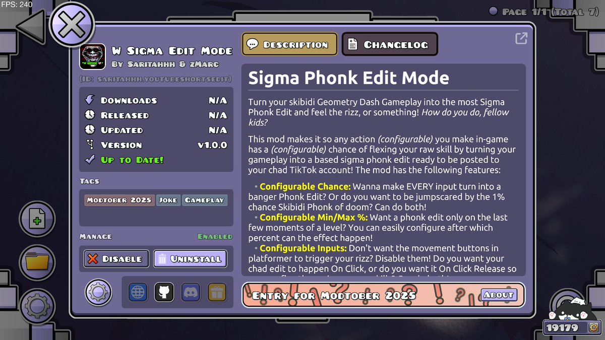 DeepResonanceX's tweet image. THE W SIGMA PHONK YOUTUBE SHORTS TIKTOK BRAINROT EDIT MOD IS OUT ❤️🩹
pretty much every aspect of the mod is configurable via the mod's settings AND there's pretty simple support for custom assets in case u're not happy with the defaults !! :3
GET IT NOW
github.com/DeepRsnanceX/Y…