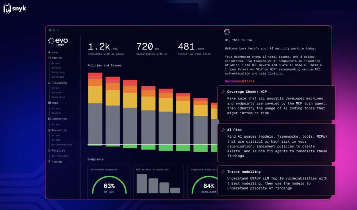 ABridgwater's tweet image. COMPUTER WEEKLY
AI workflows - Snyk: Embedding developer-centric security into the AI pipeline computerweekly.com/blog/CW-Develo… via @computerweekly @snyksec
