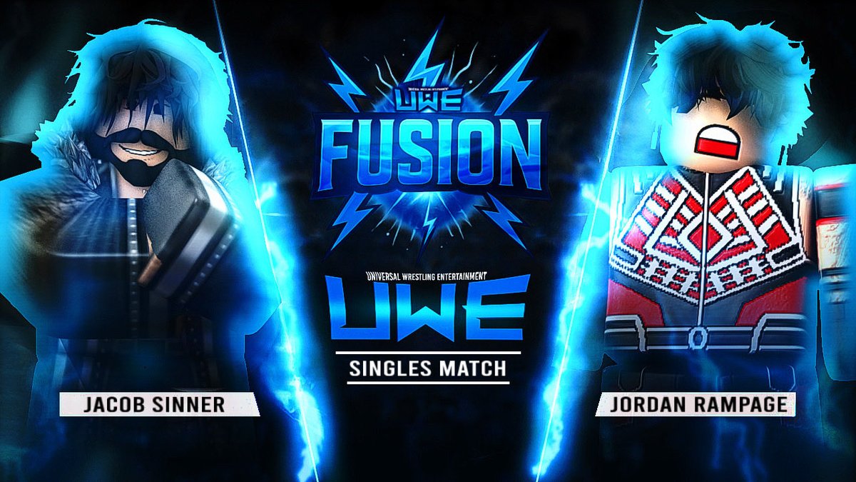 TONIGHT ON FUSION ⚡️

<a href="/vjustlno/">justino</a> &amp; <a href="/uhpohluh/">AL</a> Put their skill up to the test,VS 6 RANDOM ROSTER MEMBERS 

<a href="/MatLCRXRBLX/">Mat Sabin</a> VS <a href="/willsobased/">will power</a> Light Heavyweight Championship!

<a href="/fallenglxry/">Fallenglxry</a> VS ??? JRHC N1C..

<a href="/JacobSinnerRW/">Jacob Sinner</a> VS <a href="/jordanrampage23/">jordan</a> 🔥

TONIGHT, at 4:15PM EST! ‼️
#UWE2025