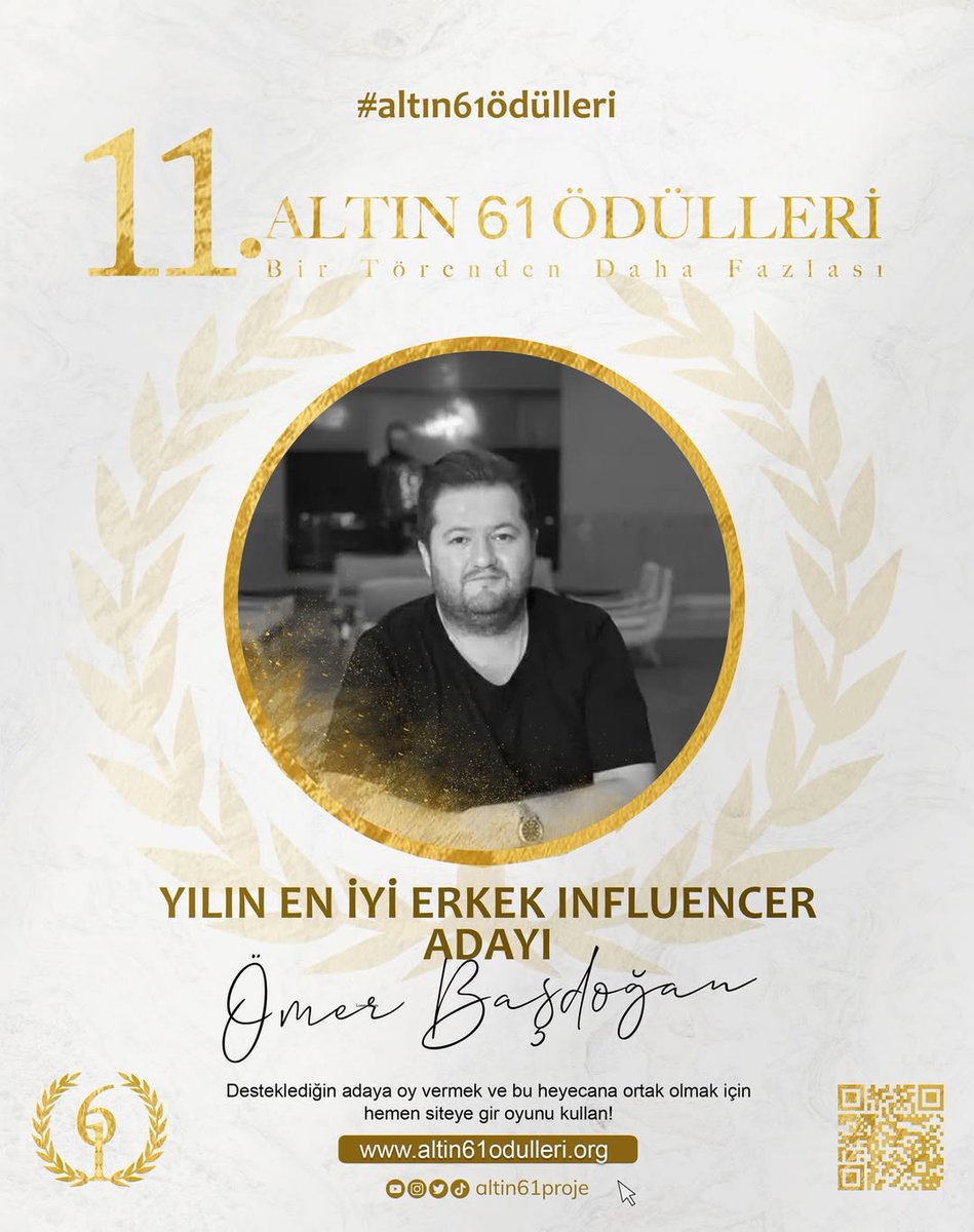 altin61proje's tweet image. Altın 61 Ödülleri 11.kez sahiplerine kavuşmaya hazırlanıyor. Sen de hemen altin61odulleri.org adresine gir desteklediğin adayın için oyunu kullan
İşte Yılın En İyi Erkek Influencer Adayları
#11inciAltin61Ödülleri #OğuzhanAlpdoğan #ÖmerBaşdoğan #ÖzgürDenizCellat #ÖzkanSağın