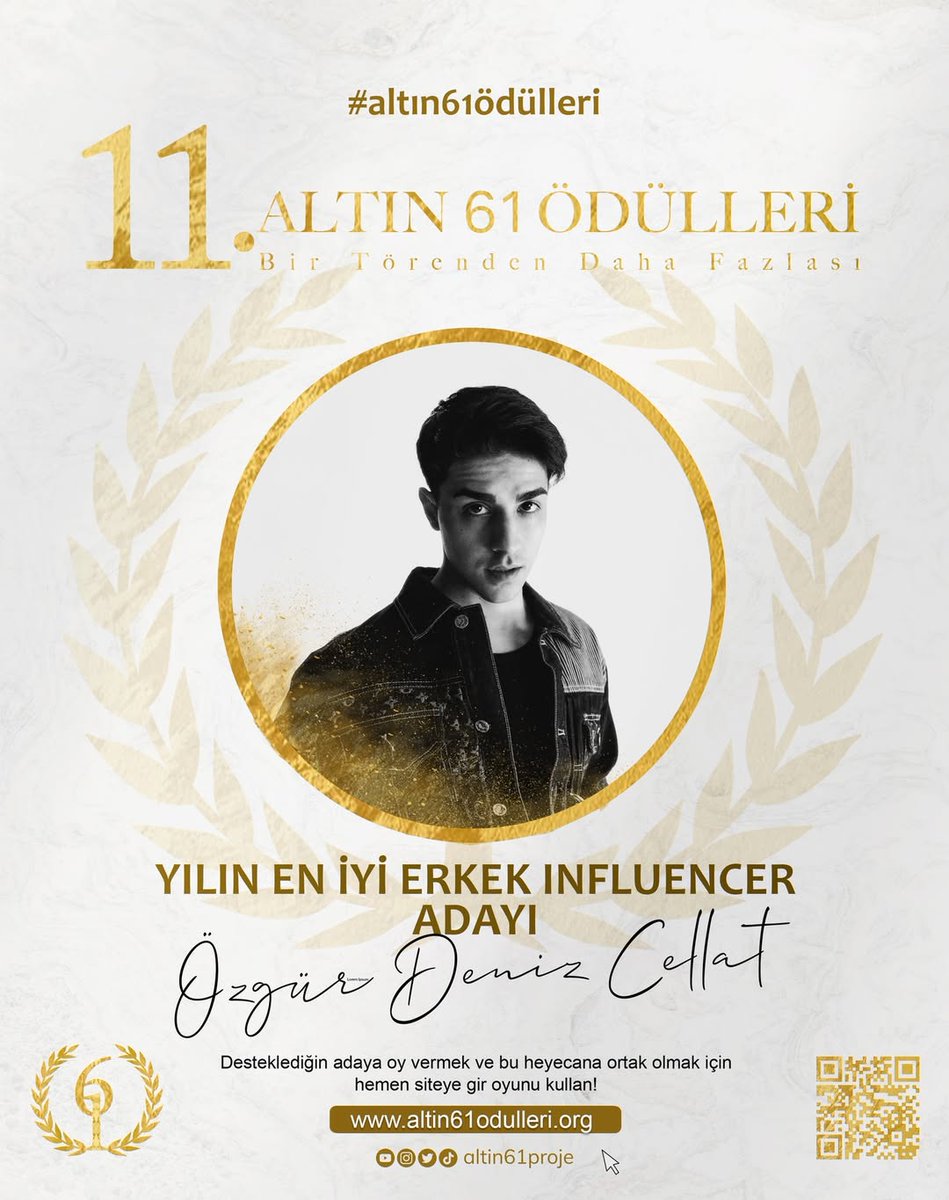 altin61proje's tweet image. Altın 61 Ödülleri 11.kez sahiplerine kavuşmaya hazırlanıyor. Sen de hemen altin61odulleri.org adresine gir desteklediğin adayın için oyunu kullan
İşte Yılın En İyi Erkek Influencer Adayları
#11inciAltin61Ödülleri #OğuzhanAlpdoğan #ÖmerBaşdoğan #ÖzgürDenizCellat #ÖzkanSağın