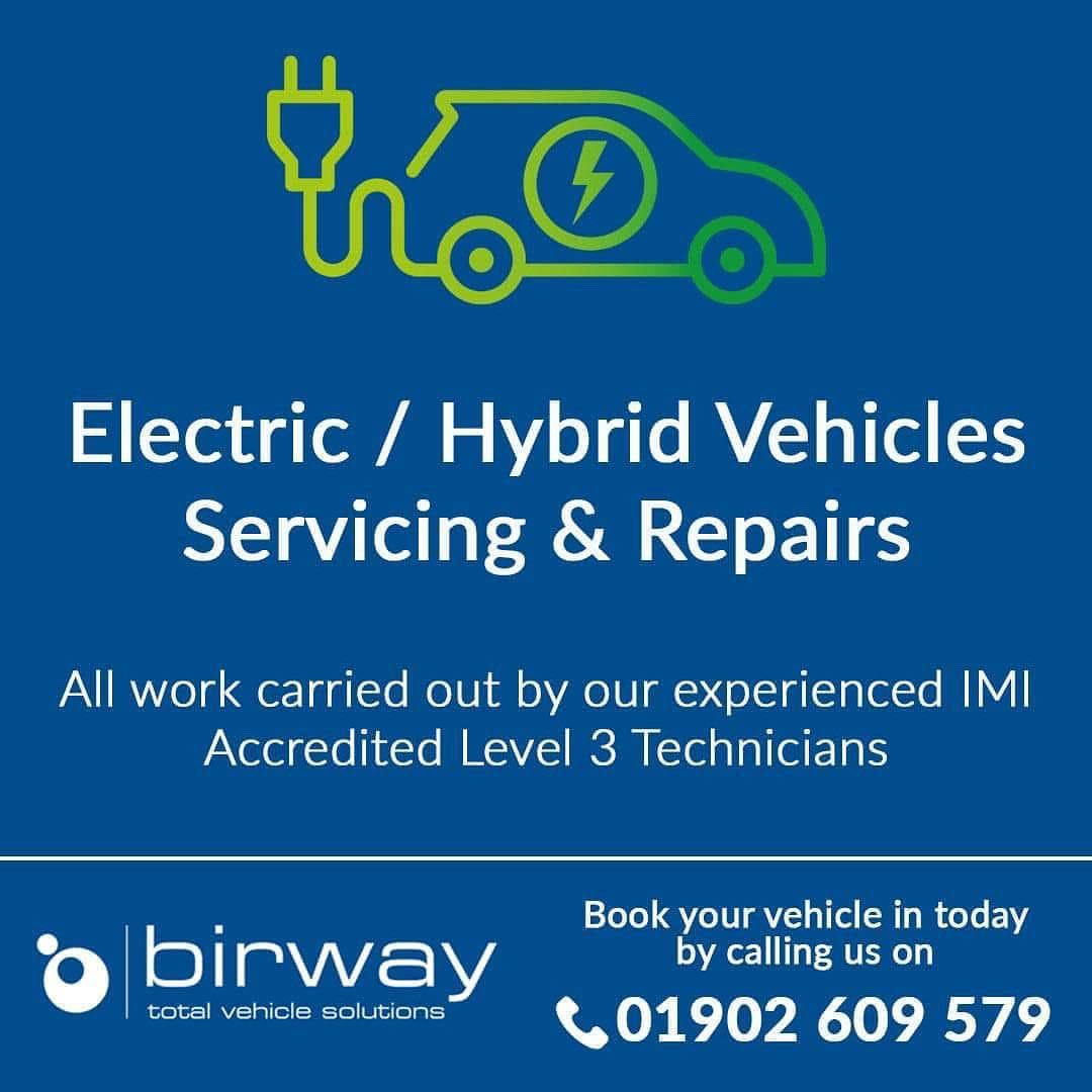 ⚡ Keep your electric or hybrid vehicle in top condition!

Call 01902 609 579 to book your service or repair today.

#birway #ev #hybridservicing #electricvehicle #localgarage #willenhall #wolverhampton #staffordshire