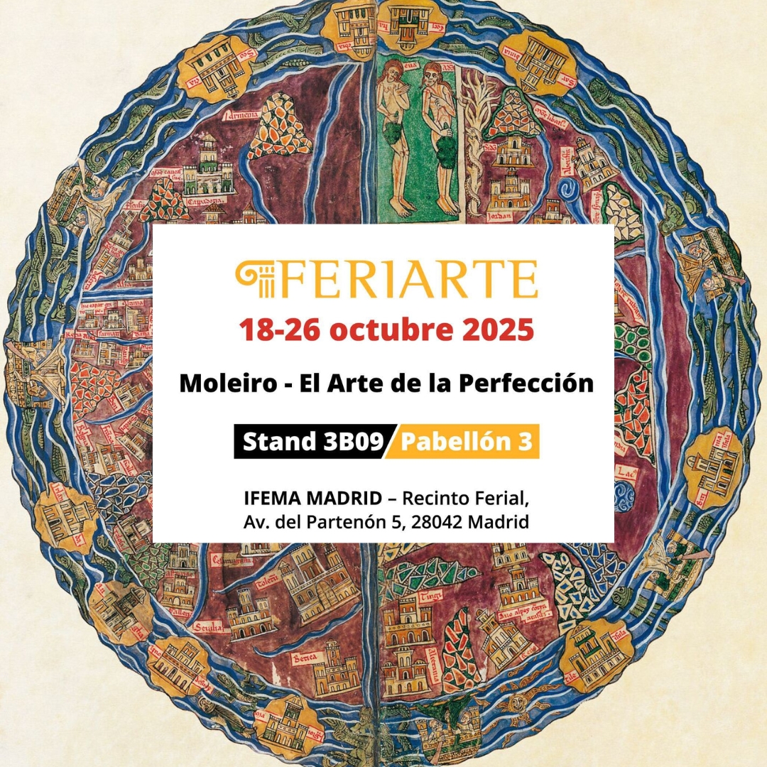 ⏰ ¡Últimos días! Hasta este domingo 26 octubre.
🎨FERIARTE (IFEMA) - Feria de antigüedades y arte de Madrid. 
Venga a descubrir nuestras ediciones únicas, Stand 3B09. 
Le invitamos: 🚨entrada gratuita aquí 👉 moleiro.com/es/eventos/Fer… 
📍FERIARTE - stand 3B09 - Moleiro Editor