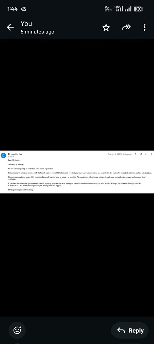 Arbin9681's tweet photo. @LGIndia Bought a new LG LED TV with so much excitement, but it turned into disappointment. Reported a clear light leakage issue, shared mails &amp; photos LG assured to fix it. Later they said “no problem” from their side. Is this how a trusted brand treats customers? Think twice before goin https://t.co/Ov1l8jEnen