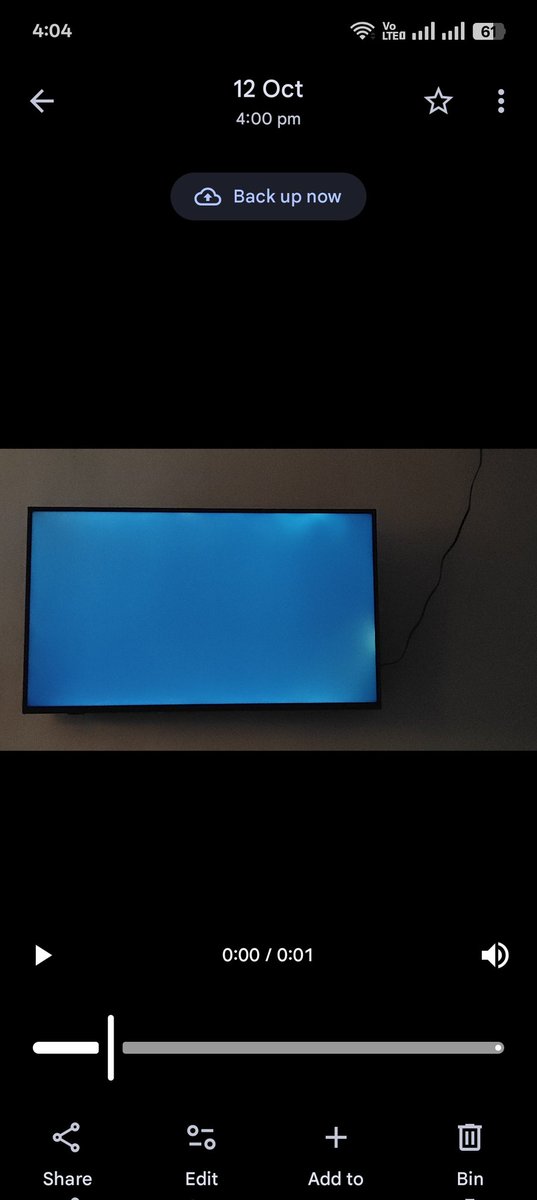 Arbin9681's tweet photo. @LGIndia Bought a new LG LED TV with so much excitement, but it turned into disappointment. Reported a clear light leakage issue, shared mails &amp; photos LG assured to fix it. Later they said “no problem” from their side. Is this how a trusted brand treats customers? Think twice before goin https://t.co/Ov1l8jEnen
