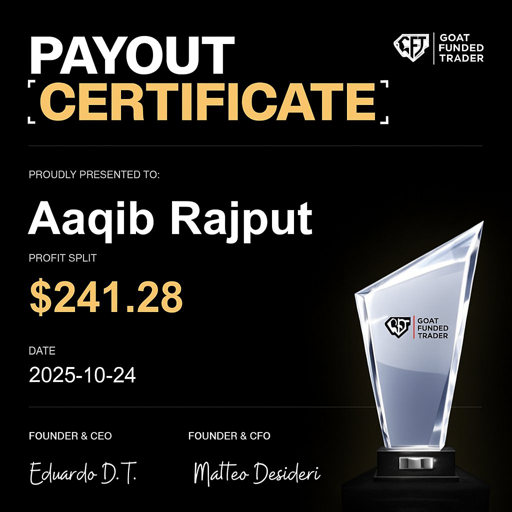 2nd one from <a href="/GoatFunded/">Goat Funded Trader</a> GOAT firm for sure!
<a href="/EdwardXLreal/">Edward</a>