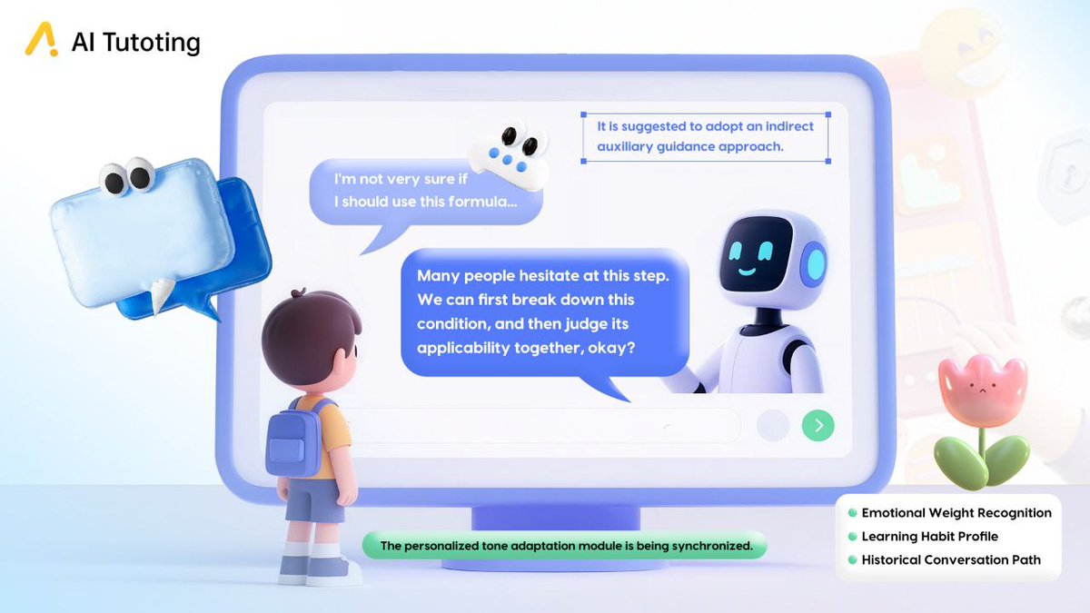 AITutoring_'s tweet image. 🧠 AI isn’t just answering questions anymore — it’s learning how to talk like us.
When a student hesitates, it doesn’t rush to correct — it pauses, explains, and builds confidence step by step.
That’s the kind of tone shift that makes education human again.