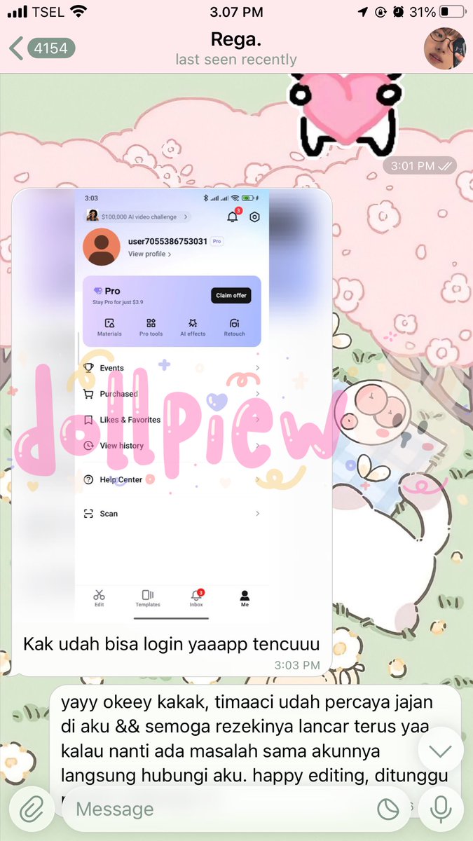 dollpiew's tweet image. ㅤㅤㅤㅤ
୨୧ 611 - 614 . . 🎀💭 in this universe, nothing is more wonderful than my lovely cust! ૮ • ﻌ - ა ♡ : capcut - canva ㅤㅤ
ㅤㅤㅤㅤ