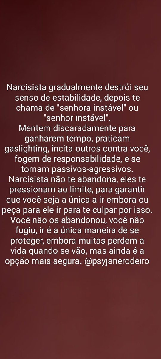 psyjanerodeiro's tweet image. Quando o cinto aperta muito, você grita para respirar, Narcisista usa essa técnica te pressiona ao limite para você gritar, CHEGA! &quot;Eu não aguento mais, vou embora&quot; isso é tudo que eles querem para dizerem que foi você quem o deixou.
 Pelo seu bem-estar, fuja dessas pessoas.