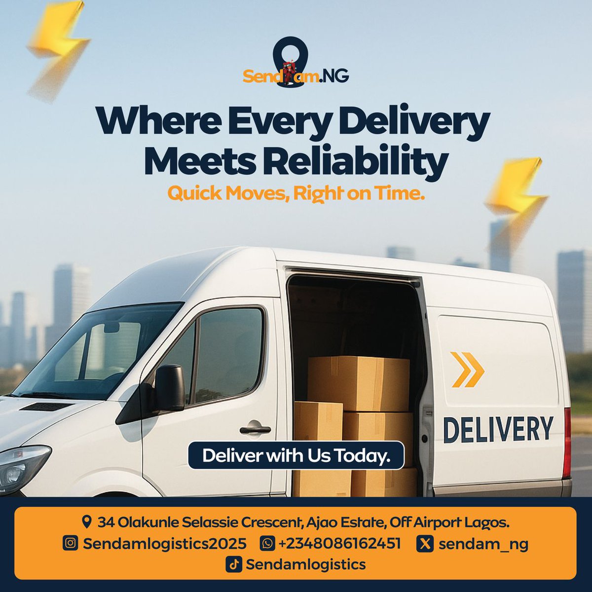 Sendam__ng's tweet image. We took a short break from X and now the break is over. The road is calling again🚚. Your trusted delivery partner is back in action ready to move your package safely and swiftly! Let's get rolling again!💪📦

#SendAm #FastAndReliable #LogisticsMadeEasy