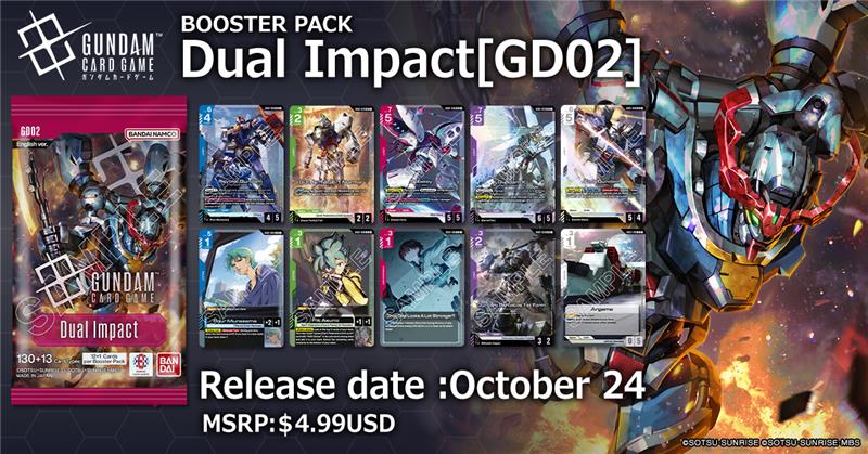 Release Day🎉] The Dual Impact [GD02] booster pack releases 10/24