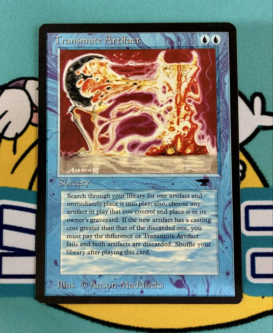 マジック：ザ・ギャザリング Transmute Artifact MTG TRANSMUTE ARTIFACT Antiquities (OldManMTG 009-278) | eBay