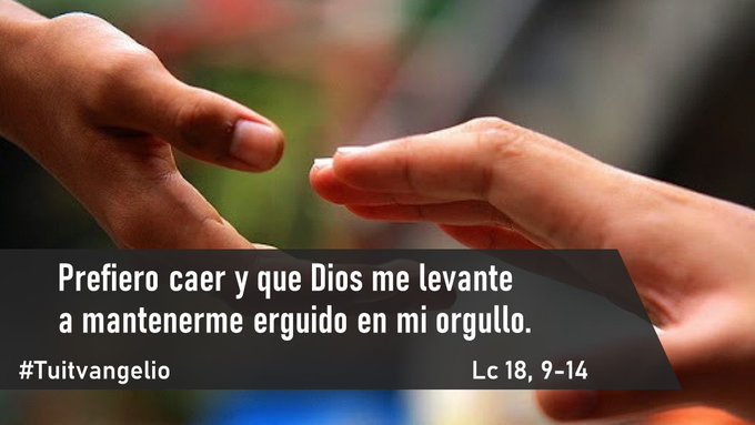 scarRomano's tweet photo. #26DeOctubre 
#Lc18,9-14                 
#Tuitvangelio 

#EvangelioDelDía https://t.co/QaaHxx06SV