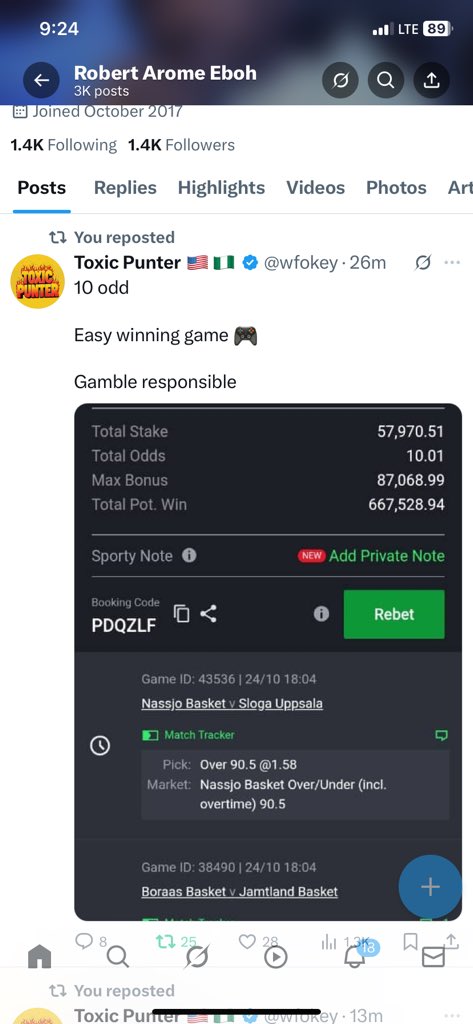 eboh_robert's tweet photo. @wfokey Here’s my proof bro https://t.co/q1Zhnxo1Je