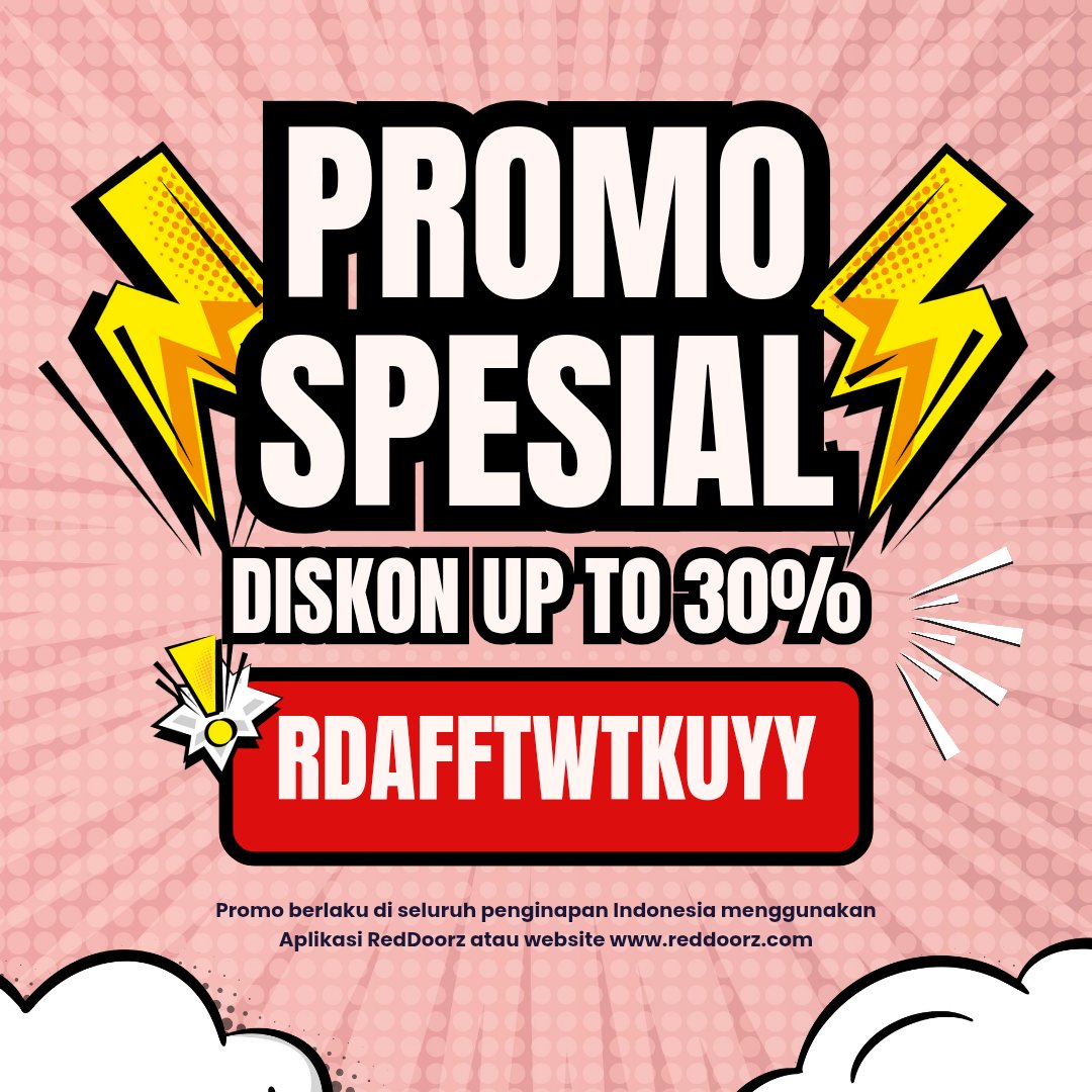 ARedSelleR's tweet photo. lagi pengen healing tapi dompet bilang: “nggak dulu ya 😭”?
tenang bestie, reddoorz ngertiin~
pakai kode RDAFFTWTKUYY bisa dapet diskon sampe 30% 😍
staycation tetep jalan, dompet tetep aman 💅

#RedDoorz #PromoHotel #SuperHemat #DiskonHotel #StaycationHemat https://t.co/k1OQ9IQeAO